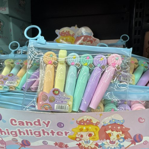 Kit marca texto com 6un