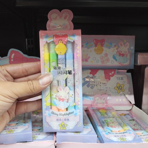 KIT MARCA TEXTO 10 CORES