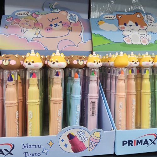 MARCA TEXTO 3 EM 1 URSINHO/GATINHO