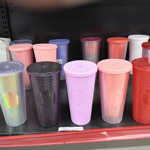 COPO PLÁSTICO COM CANUDO 450ML