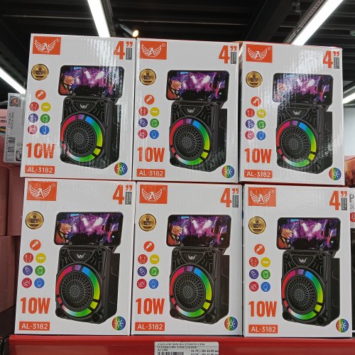 CAIXA DE SOM BLUETOOTH COM LUZ RGB 10W