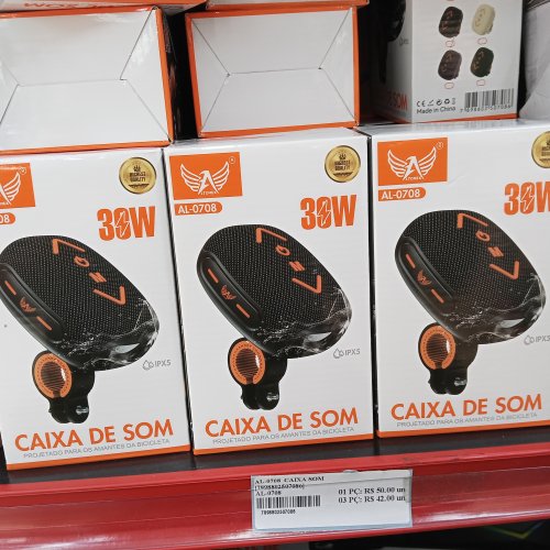 CAIXA DE SOM PARA BICICLETA