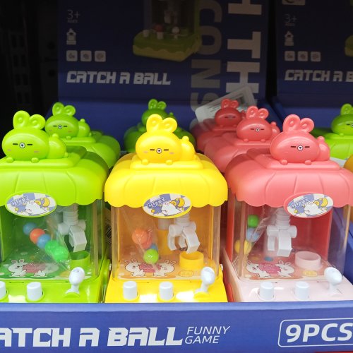 MINI MÁQUINA COM GARRA PEGA BOLINHA 12X10