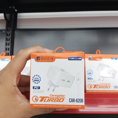 CARREGADOR TURBO 40W C/IOS