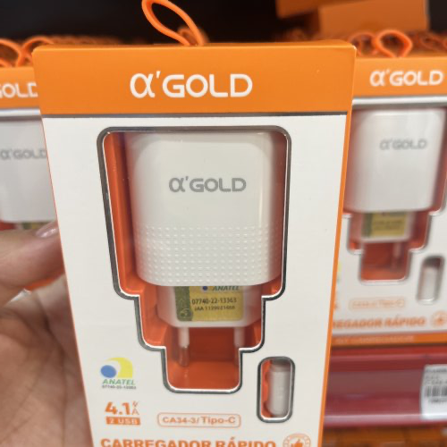 CARREGADOR RÁPIDO GOLD 4.1A TIPO-C