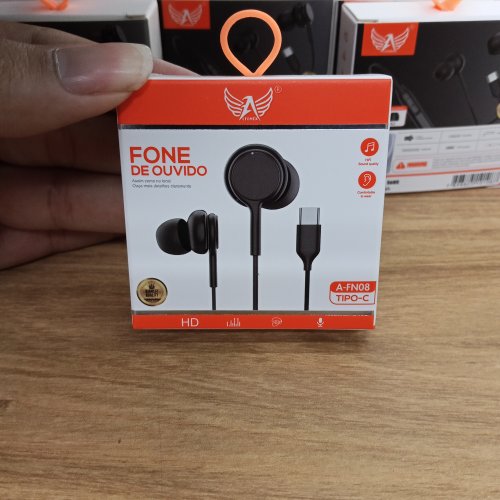 FONE COM FIO TIPO-C