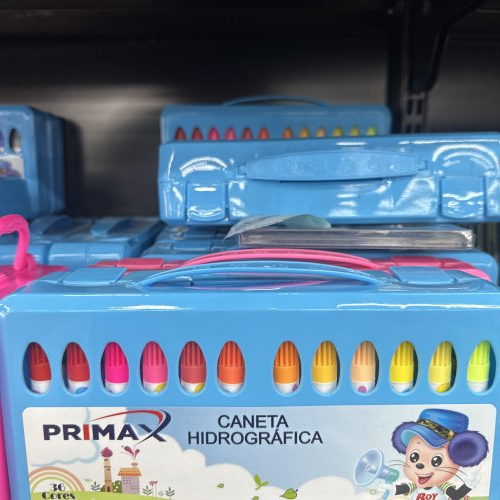 Caneta hidrográfica 36 cores