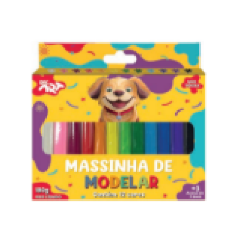 MASSINHA DE MODELAR 12 CORES DACART