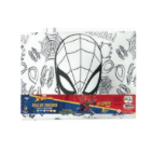 KIT PINTURA COM PINCEL COM 6 CORES GUACHE HOMEM ARANHA