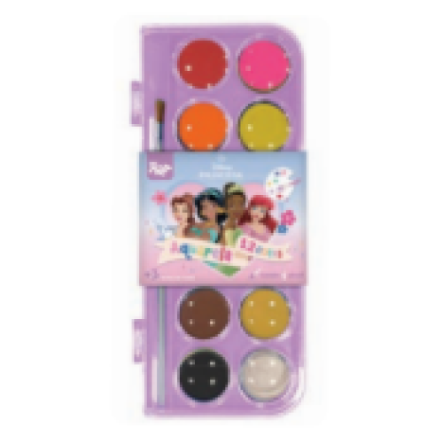 AQUARELA COM PINCÉL 12 CORES