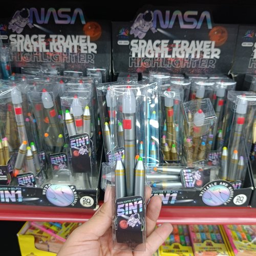 CANETA/MARCA TEXTO 5IN1