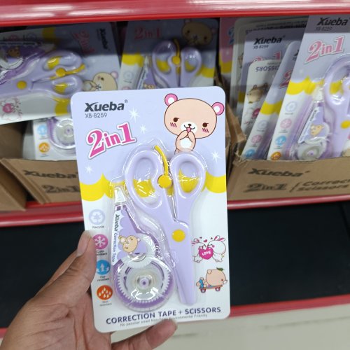 KIT CORRETIVO COM TESOURA URSINHO