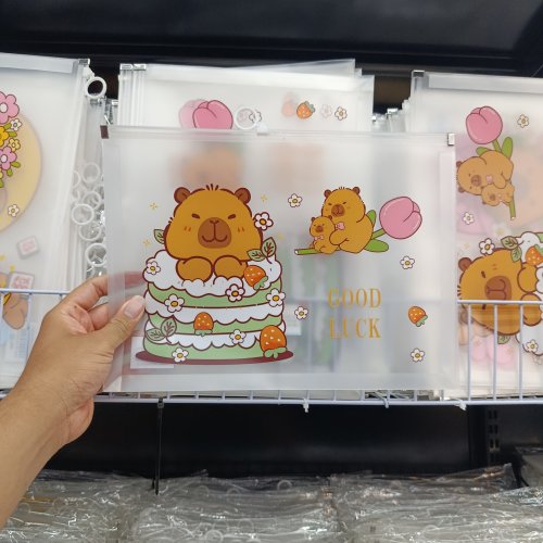 PASTA DE PLÁSTICO PARA DOCUMENTOS CAPIVARA