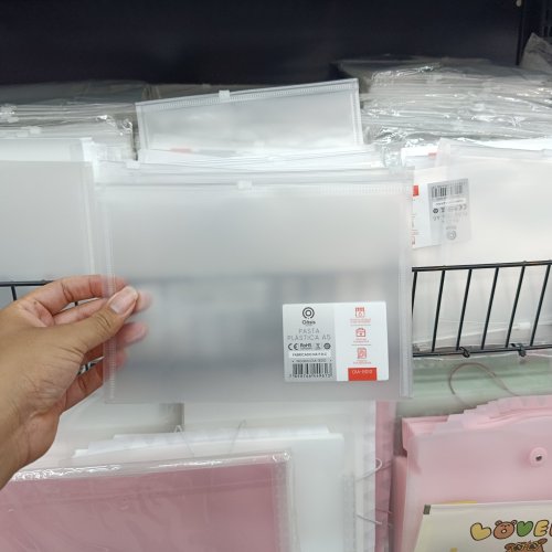 PASTA PARA DOCUMENTOS A5 ZIP LOCK