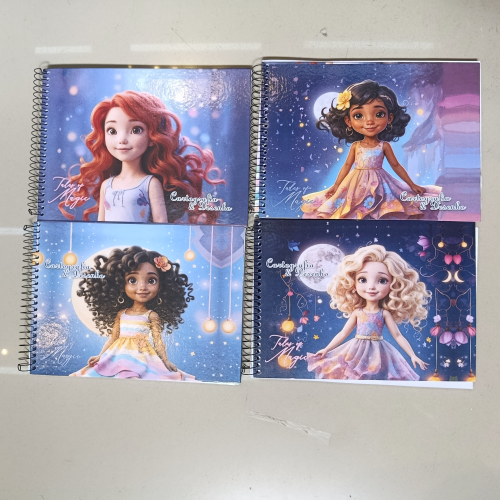 CADERNO DE CARTOGRAFIA E DESENHO 96 FOLHAS TALES OD MAGIC