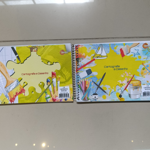 CADERNO DE CARTOGRAFIA E DESENHO 96 FOLHAS