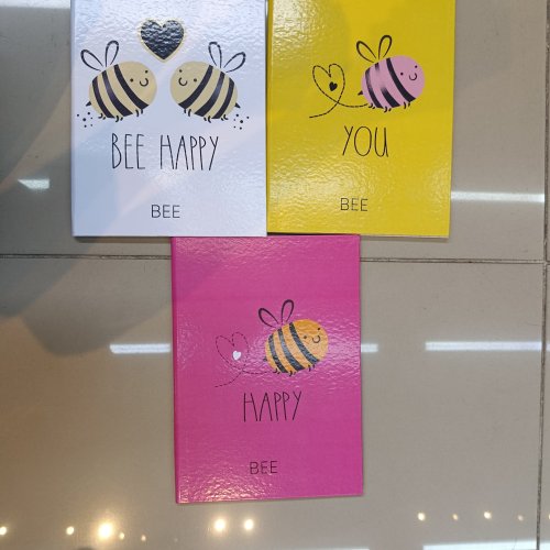 CADERNO BROCHURÃO CAPA DURA COSTURADO 96 FOLHAS BEE