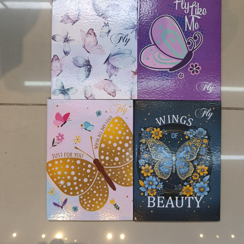 CADERNO BROCHURÃO CAPA DURA COSTURADO 96 FOLHAS FLY