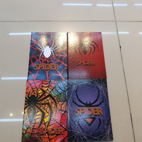 CADERNO BROCHURÃO CAPA DURA COSTURADO 96 FOLHAS SPIDER