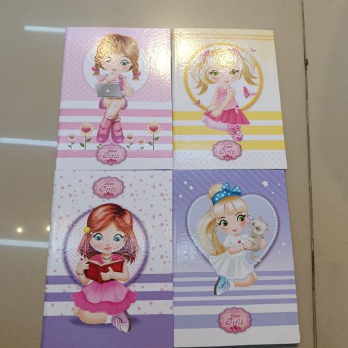 CADERNO BROCHURÃO CAPA DURA COSTURADO 96 FOLHAS SEASON GIRLS