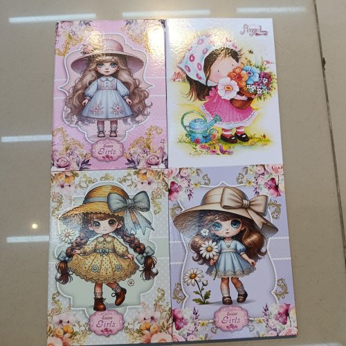 CADERNO BROCHURÃO CAPA DURA COSTURADO 96 FOLHAS SEASON GIRLS