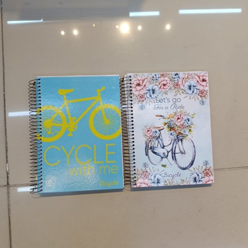 CADERNO CAPA DURA DE ARAME 200 FOLHAS BICYCLE