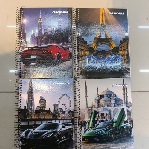 CADERNO CAPA DURA ARAMADO 96 FOLHAS MAXICARS