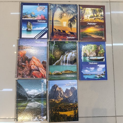 CADERNO CAPA DURA ARAMADO 96 FOLHAS NATURE