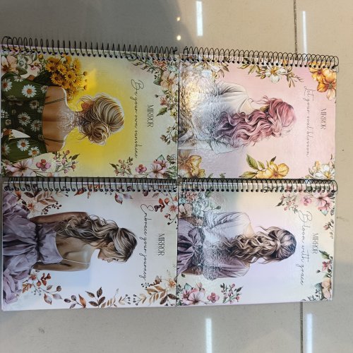 CADERNO CAPA DURA ARAMADO 96 FOLHAS MIRROR