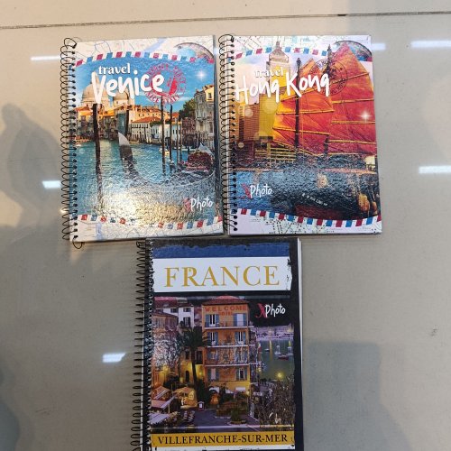 CADERNO CAPA DURA ARAMADO 96 FOLHAS X-PHOTO