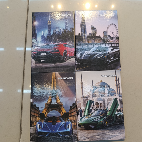 CADERNO BROCHURÃO COSTURADO PEQUENO 1/4 96 FOLHAS MAXICAR