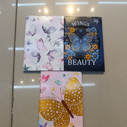 CADERNO BROCHURÃO COSTURADO PEQUENO 1/4 96 FOLHAS FLY