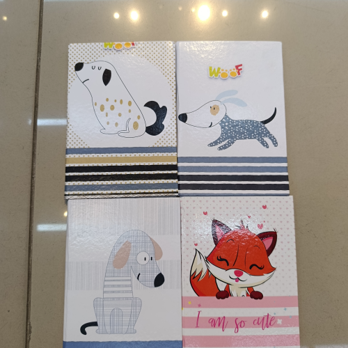 CADERNO BROCHURÃO COSTURADO PEQUENO 1/4 96 FOLHAS WOOF