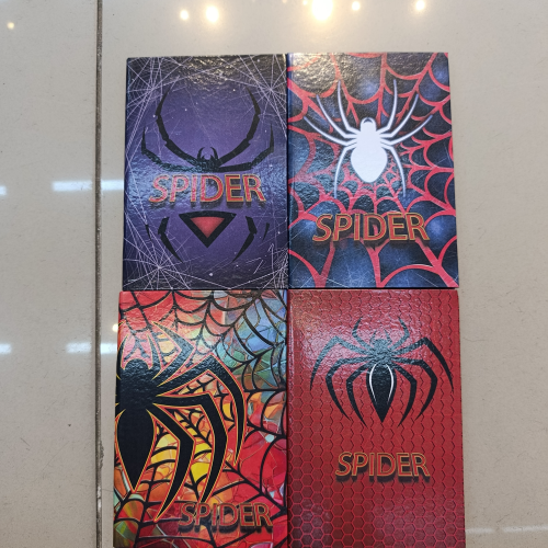 CADERNO BROCHURÃO COSTURADO PEQUENO 1/4 96 FOLHAS X-SPIDER