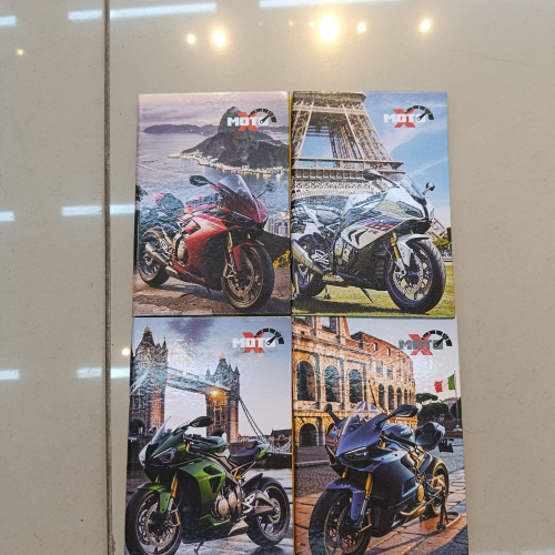 CADERNO BROCHURÃO COSTURADO PEQUENO 1/4 96 FOLHAS X-MOTO