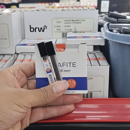 Grafite para lapiseira 0.9mm BRW
