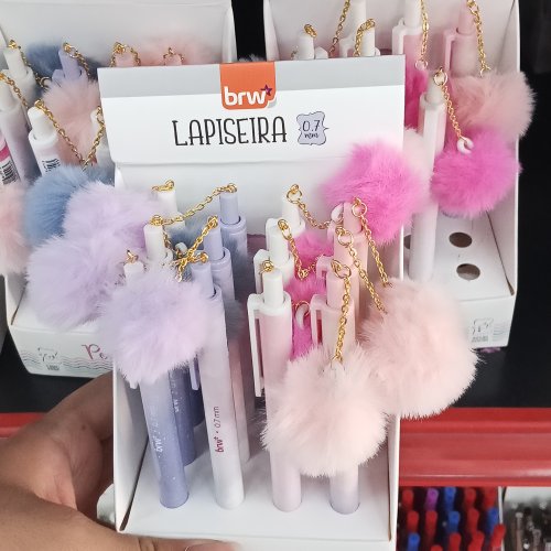 Lapiseira 0.7mm pompom BRW