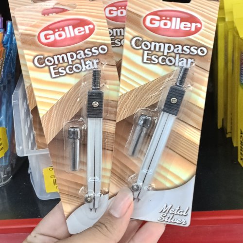Compasso escolar metálico GOLLER