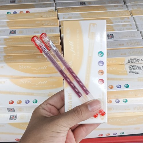 Caneta esferográfica 0.4mm vermelha