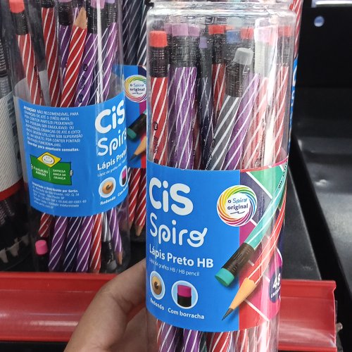Lápis HB cis spiro