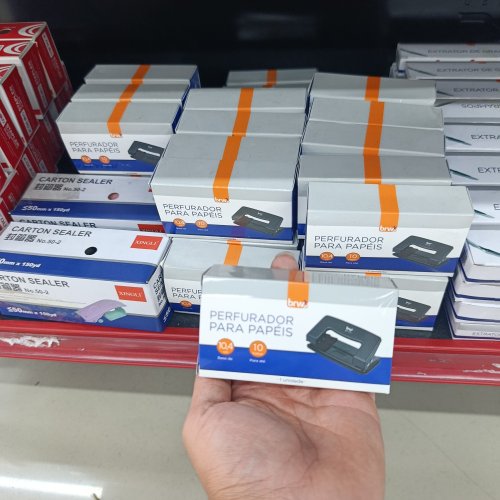 Perfurador para papéis até 10fls BRW