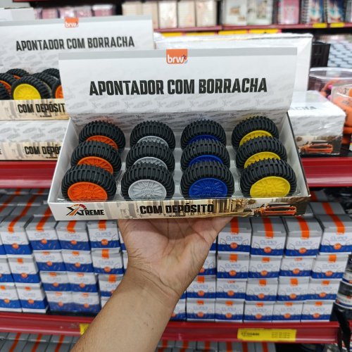 Apontador com borracha XTREME