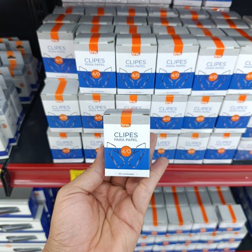 Clipes para papel 4/0 BRW
