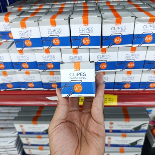 Clipes para papel 8/0 BRW