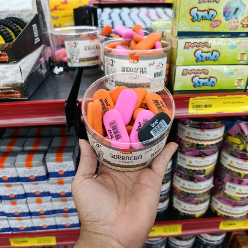 Borracha oval neon BRW