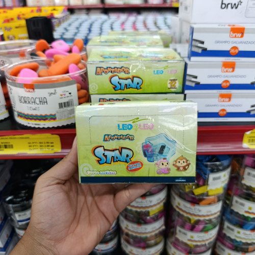 Caixa de apontador com depósito star 2un LEO&LEO