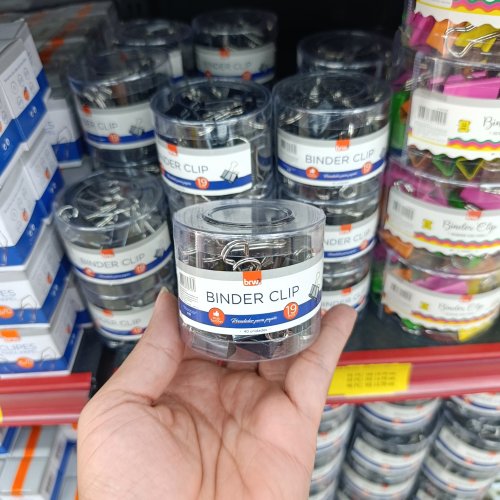 Clipes para papel Binder 19mm BRW