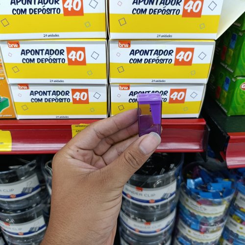 Apontador de lápis com depósito BRW