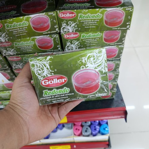 Caixa de apontador redondo