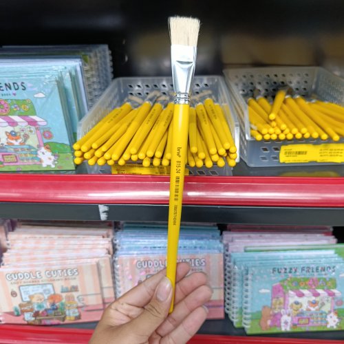 Pincéis escolares chato 815-24